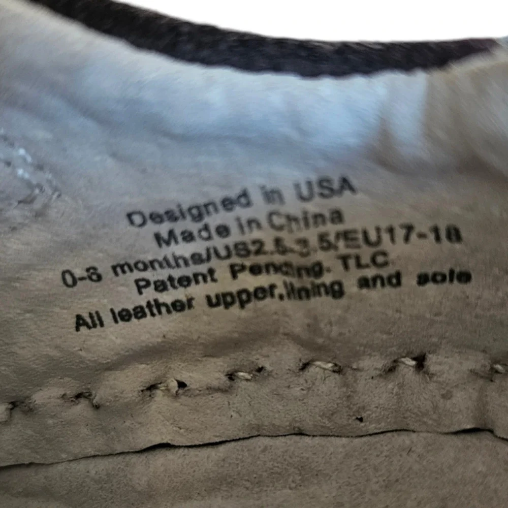 Pediped Originals Leather Christopher Sneakers Infant Size 0-6 Months - Picture 9 of 9